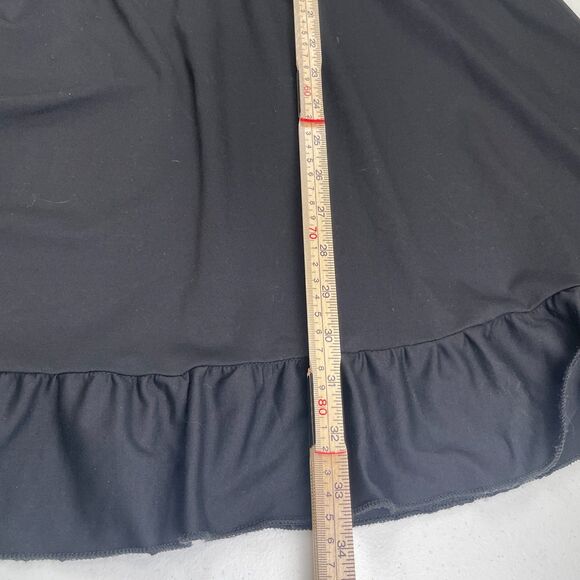 Killstar Dress Womens M Black Goth Witchy Mesh Ruffle Fit & Flare Spider Buttons - Picture 8 of 12